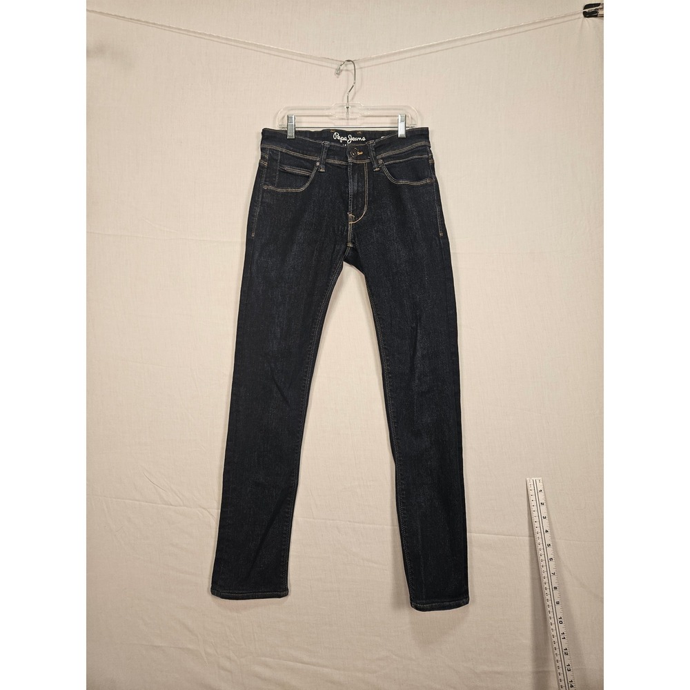 Pepe Jeans London Mike Vapour Slim Fit Dark Wash Indigo Denim Jeans 28/33